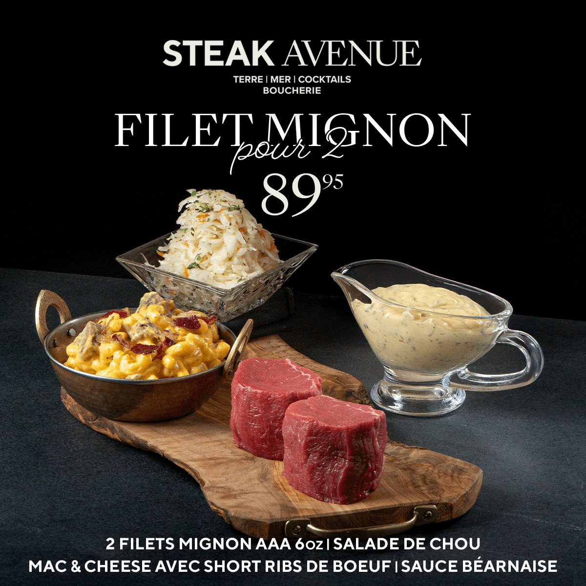 Forfait filet mignon